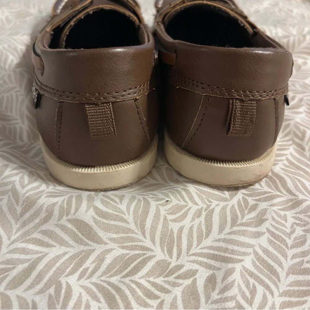 Carter's Little Boys Size 13 Brown Slip-on Boat Shoes